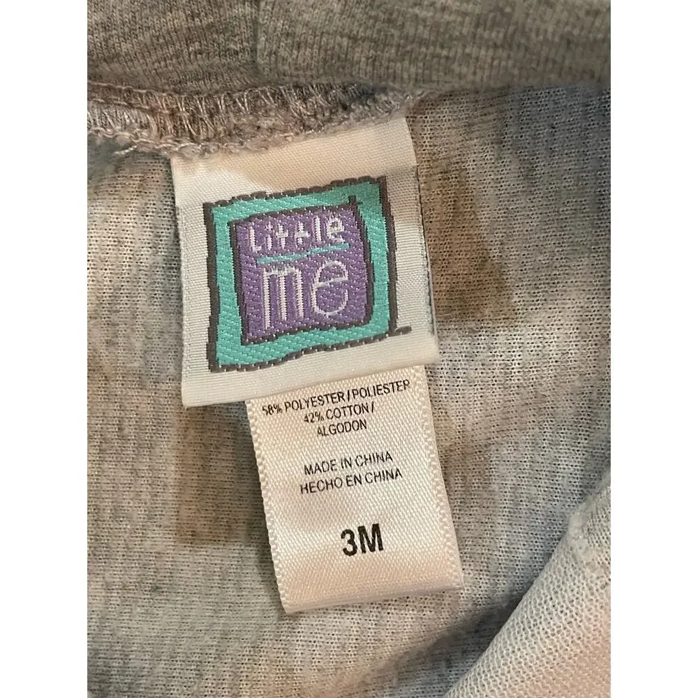 Little Me     Boy's Firetruck fireman zip hoodie 3months